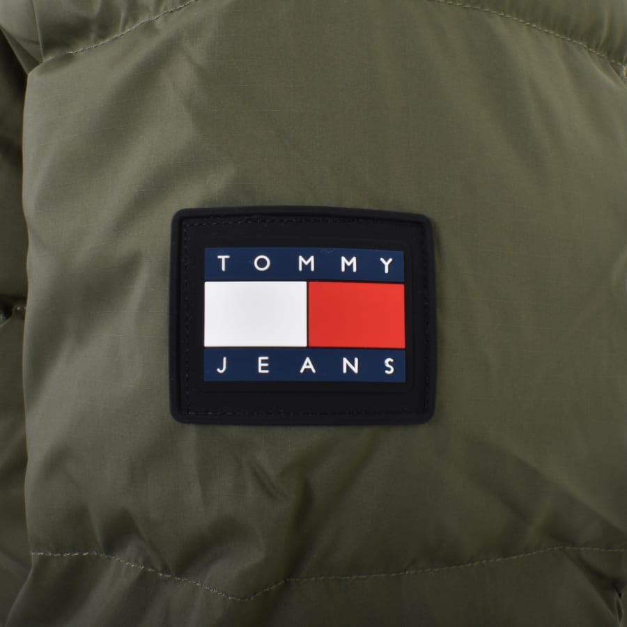 Tommy Jeans Essential Down Jacket Green Mainline Menswear Canada